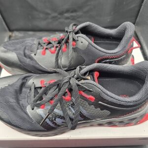 New Balance Red and Black Sneakers